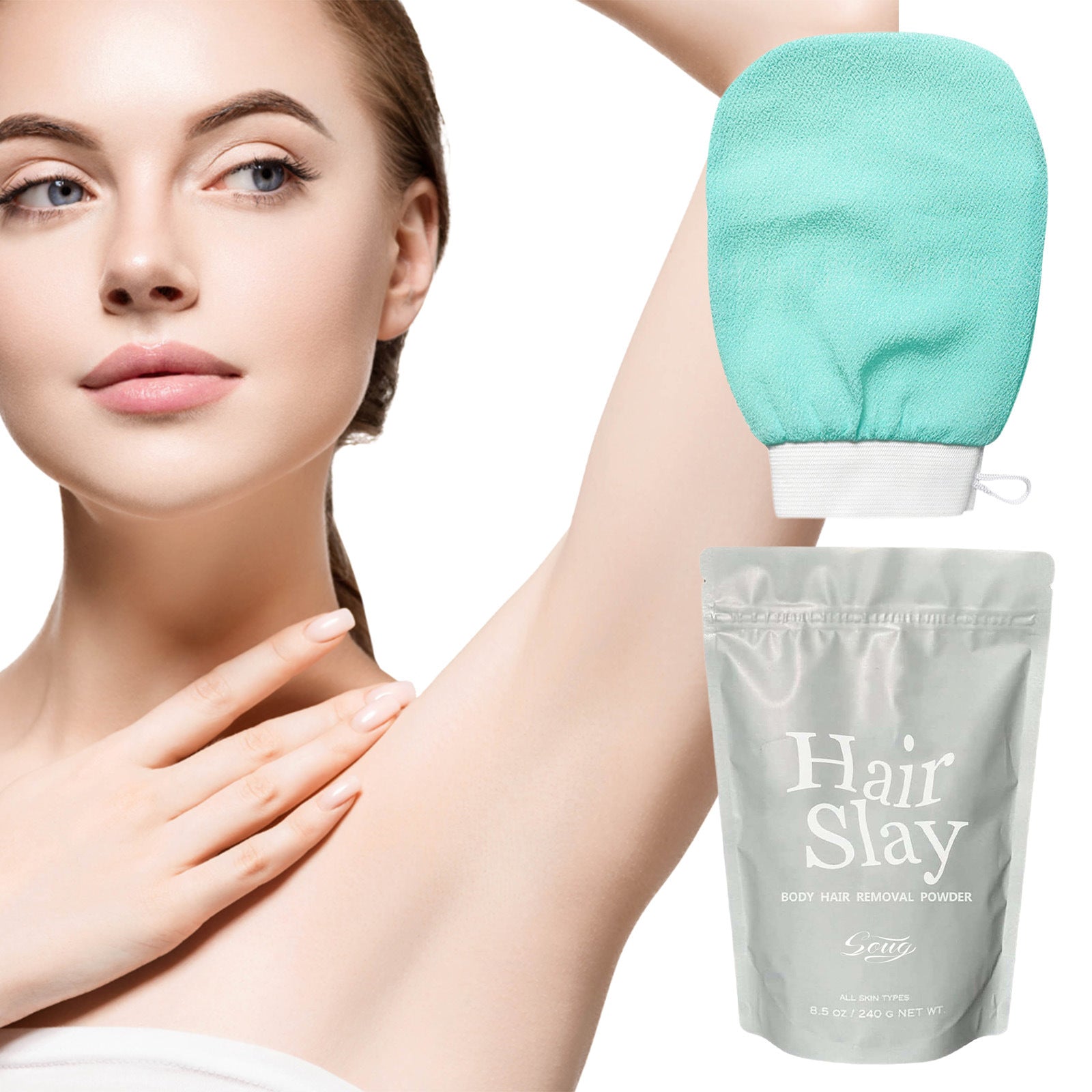 Hair Removal Powder Mild Skin Cleaning Body Armpit Hair Leg Hair Refreshing Depilatory Cream