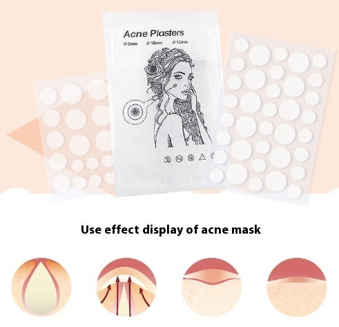 Anti-Bean Anti-Bean Patch, Artificial Skin Cover, Invisible Acne Patch, A Bag Of 24 Patches