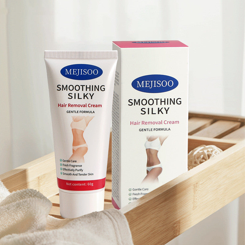 Gentle Moisturizing And Cleansing Depilatory Cream