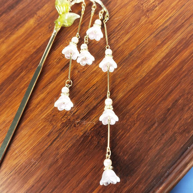 Lily Of The Valley Tassel Hairpin Female Simple And Modern