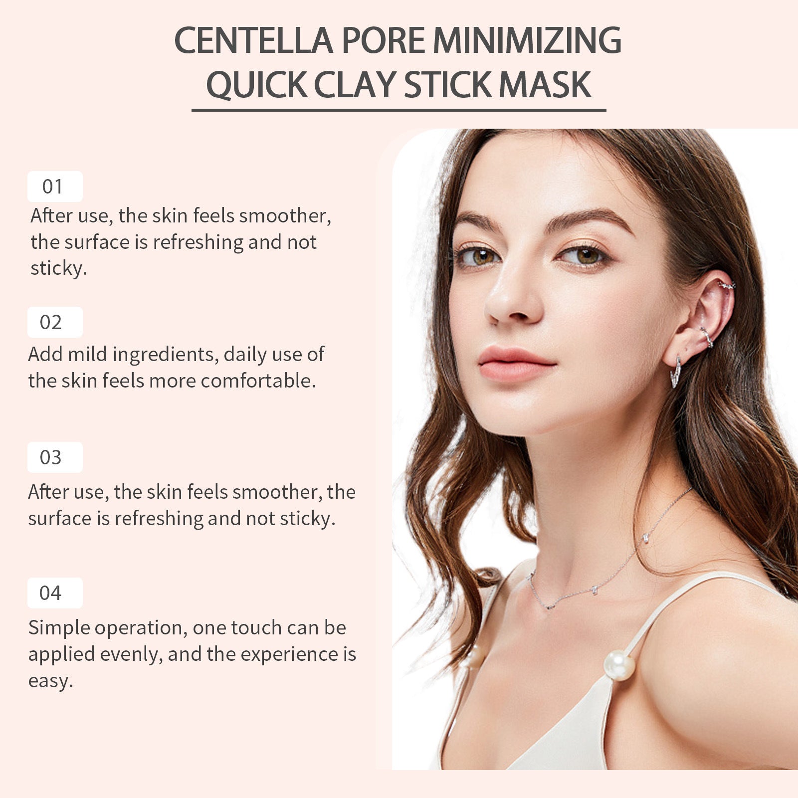 Centella Asiatica Clay Mask Stick Moisturizing And Soothing