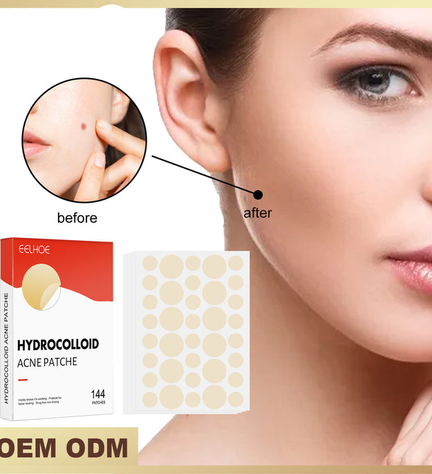 Eelhoe Hydrocolloid Acne Patch Invisible Makeup Closed