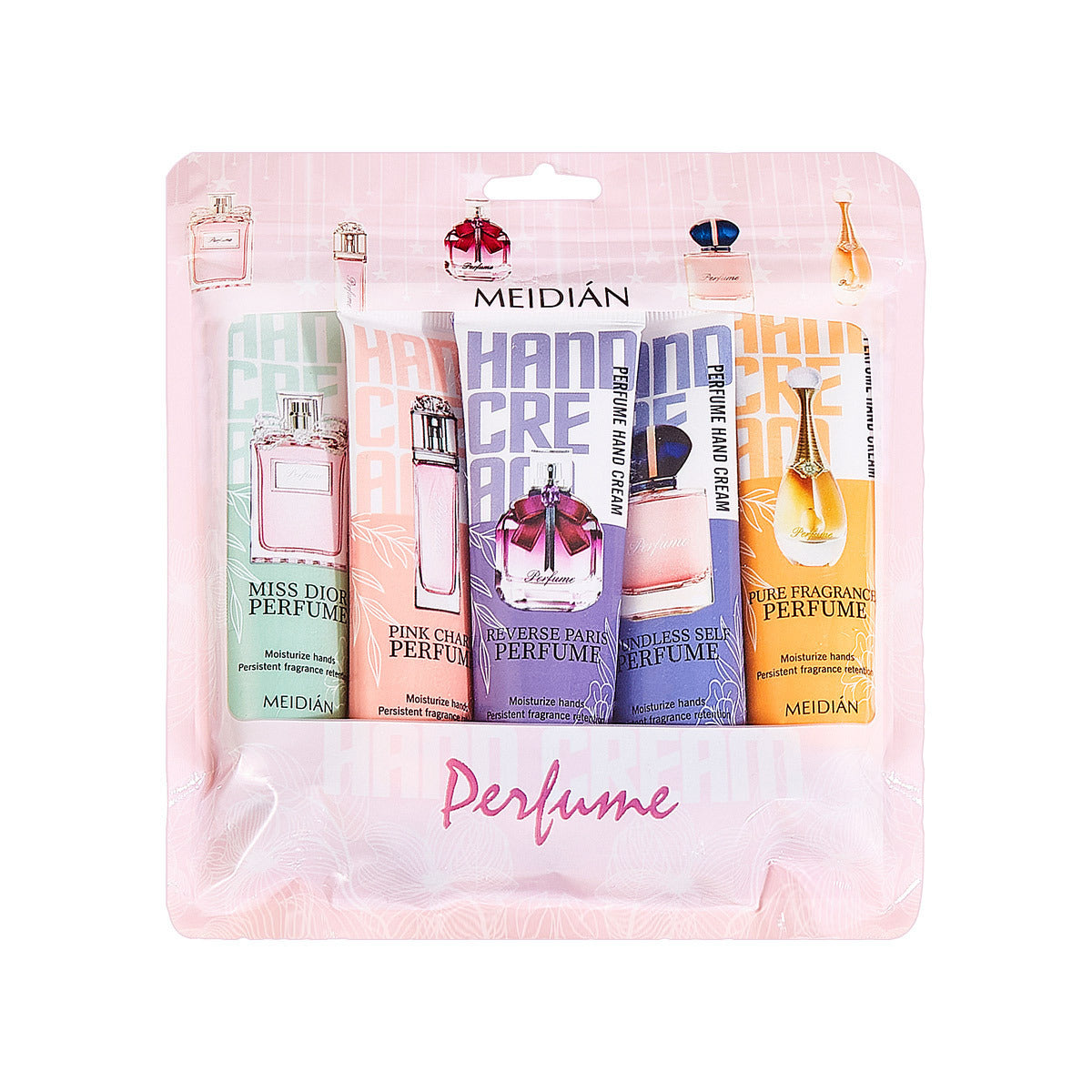 English Version Of Charm Perfume Hand Cream Suit