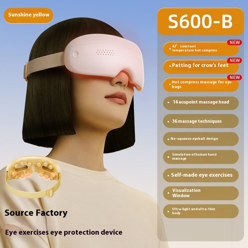 Eye Massager Steam Atomization Moistening Eye Hot Eye Patch Relieving Eye Fatigue Massager Rechargeable Eye Care Machine