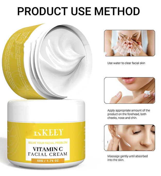 Hot Sale Brightening Skin Color Vitamin C Cream 50g Unisex
