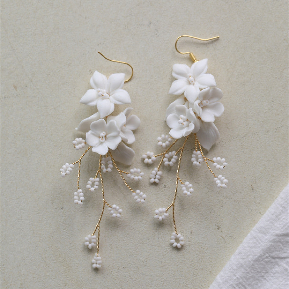 Women's Fashion Ceramic Flower Hairpin