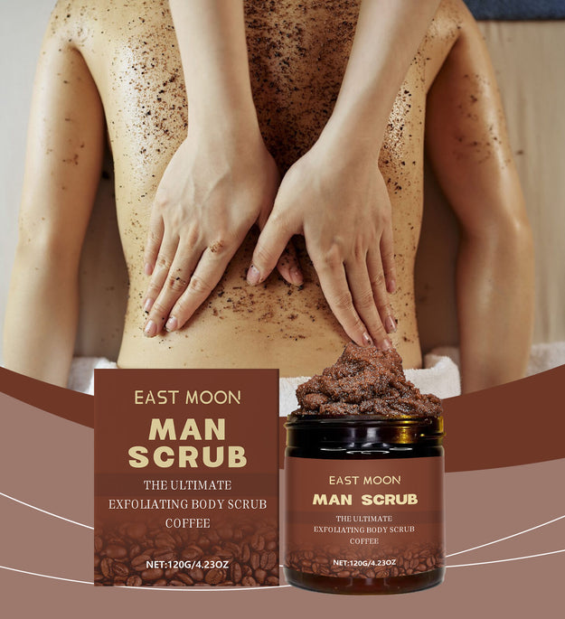 Men's Coffee Body Scrub Cream Gentle Cleansing Cutin Dead Skin Moisturizing
