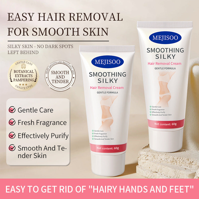 Gentle Moisturizing And Cleansing Depilatory Cream
