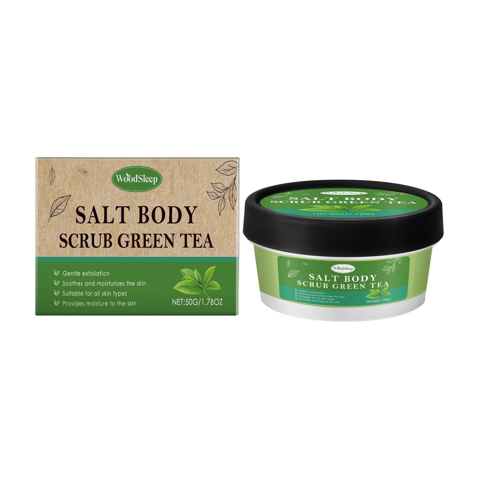 Salt Body Scrub Green Tea