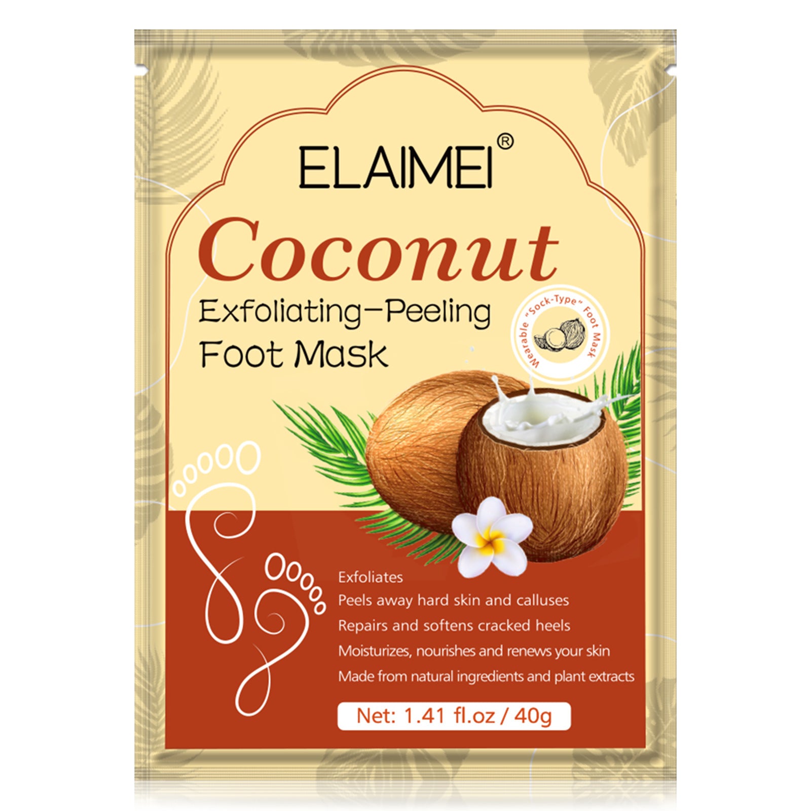 Exfoliating Foot Mask Feet Cream For Dead Skin Removal Foot Care Tool Removing Dead Skin Foot Peeling Whitening Foot
