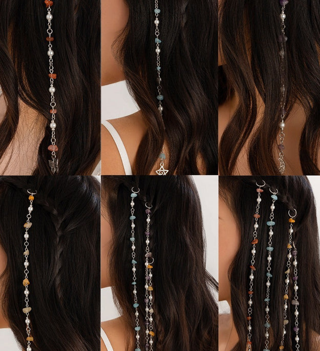 Simple Fashion Color Gravel Hair Band