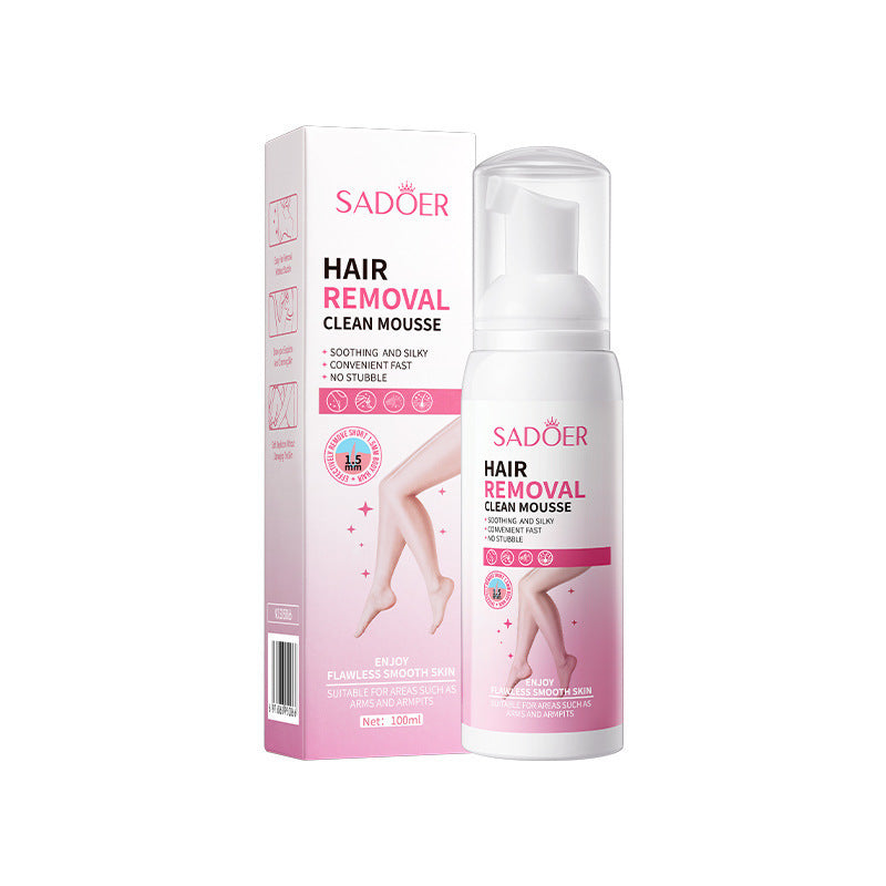 Hair Removal Mousse 100g Hair Removal No Stimulation Silky Skin Cleansing Depilatory Cream