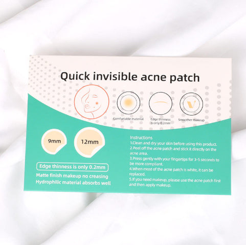Anti-Bean Anti-Bean Patch, Artificial Skin Cover, Invisible Acne Patch, A Bag Of 24 Patches