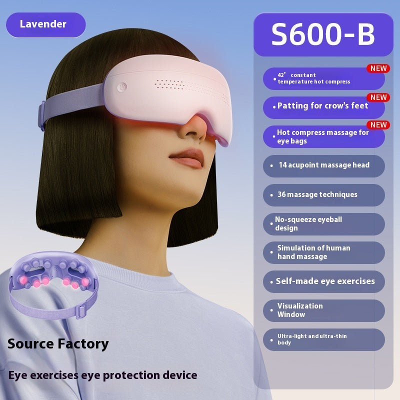 Eye Massager Steam Atomization Moistening Eye Hot Eye Patch Relieving Eye Fatigue Massager Rechargeable Eye Care Machine