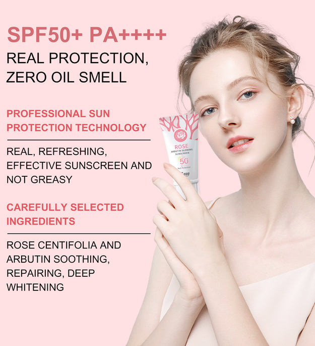 Fruit Glycoside Sunscreen Cream Isolation UV Non-greasy Moisturizing