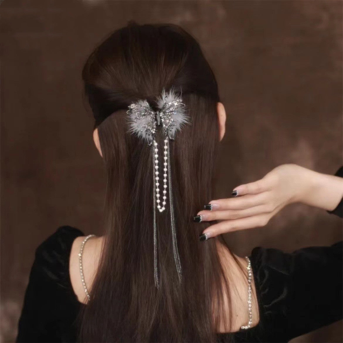 Women's Antique Butterfly Tassel Hairpin