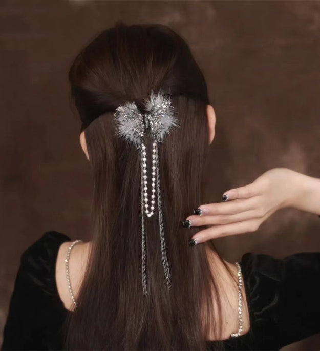 Women's Antique Butterfly Tassel Hairpin