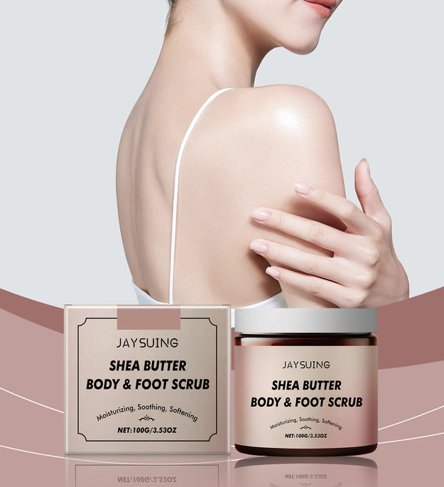 Shea Butter Body Scrub Cream Cleaning