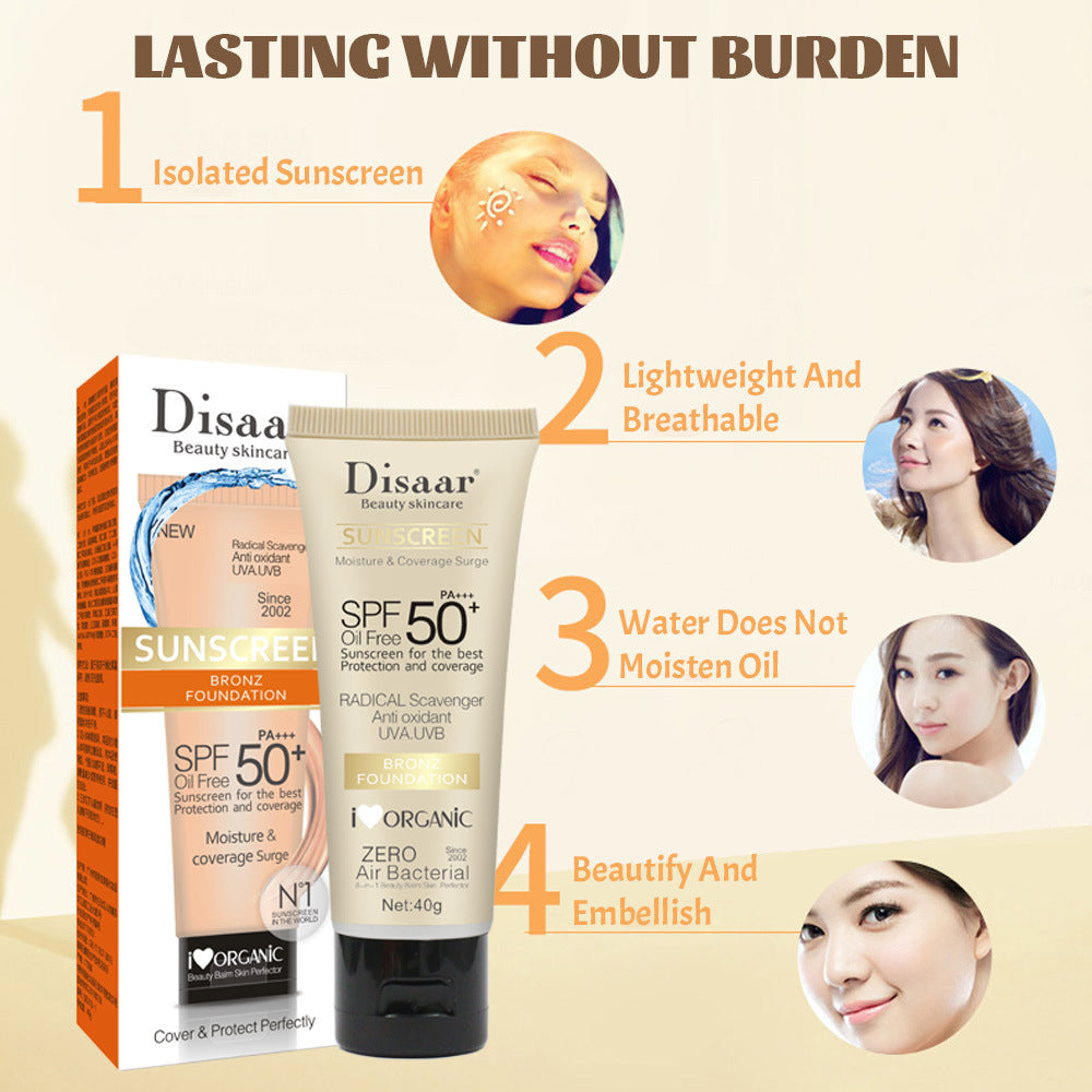 Waterproof, Sweatproof And Anti-tan Hydrating Sunscreen