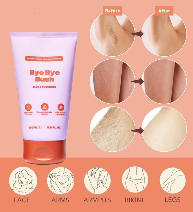 Hair Removal Cream Bush Hair Removal Gentle Cleaning Non-irritating