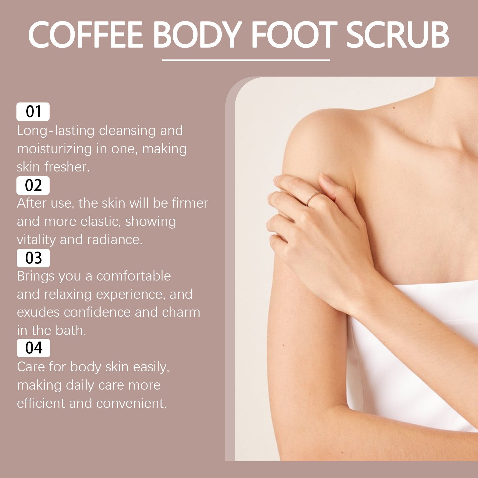 Coffee Body Scrub Cream Clean, Moisturizing And Smooth Skin