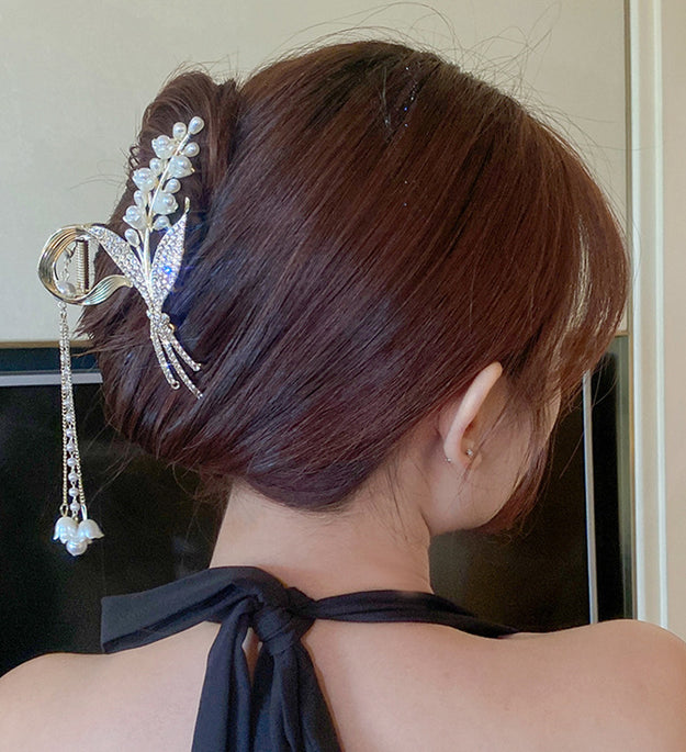 Summer Tassel Dished Hair Clip Headwear
