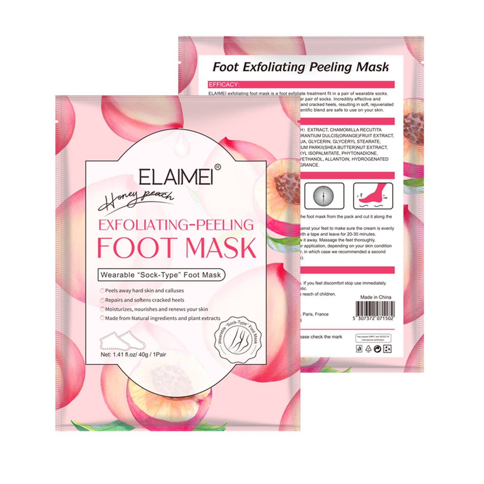 Exfoliating Foot Mask Feet Cream For Dead Skin Removal Foot Care Tool Removing Dead Skin Foot Peeling Whitening Foot