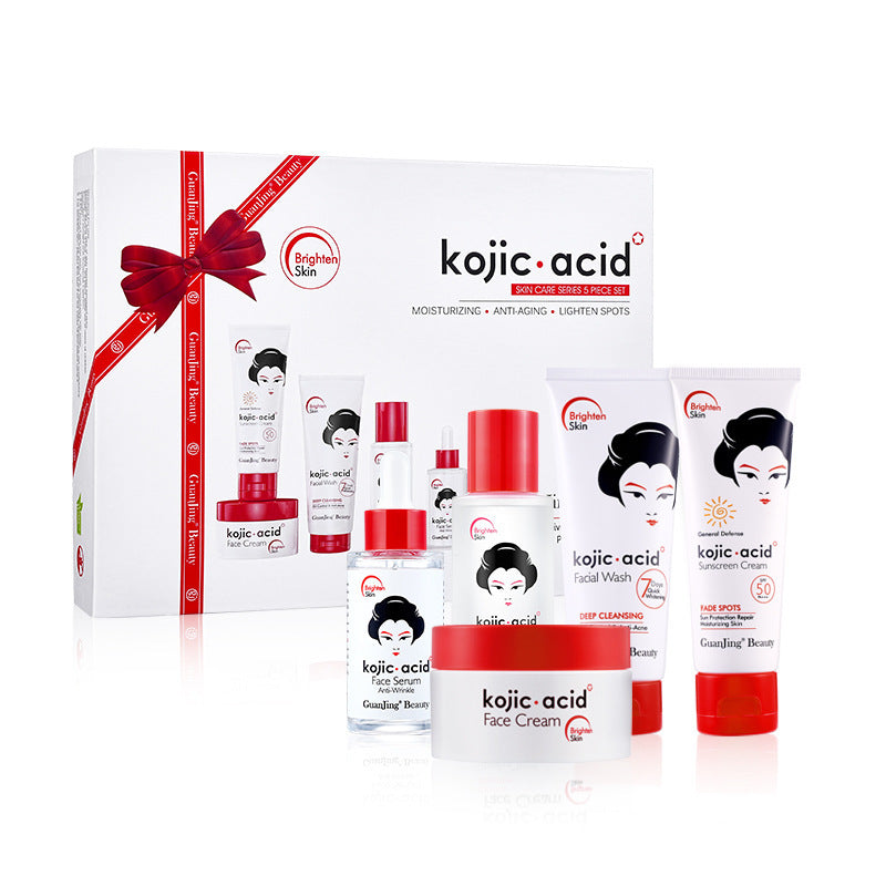 Kojic Acid Toner And Lotion Set Suit Brightening Skin
