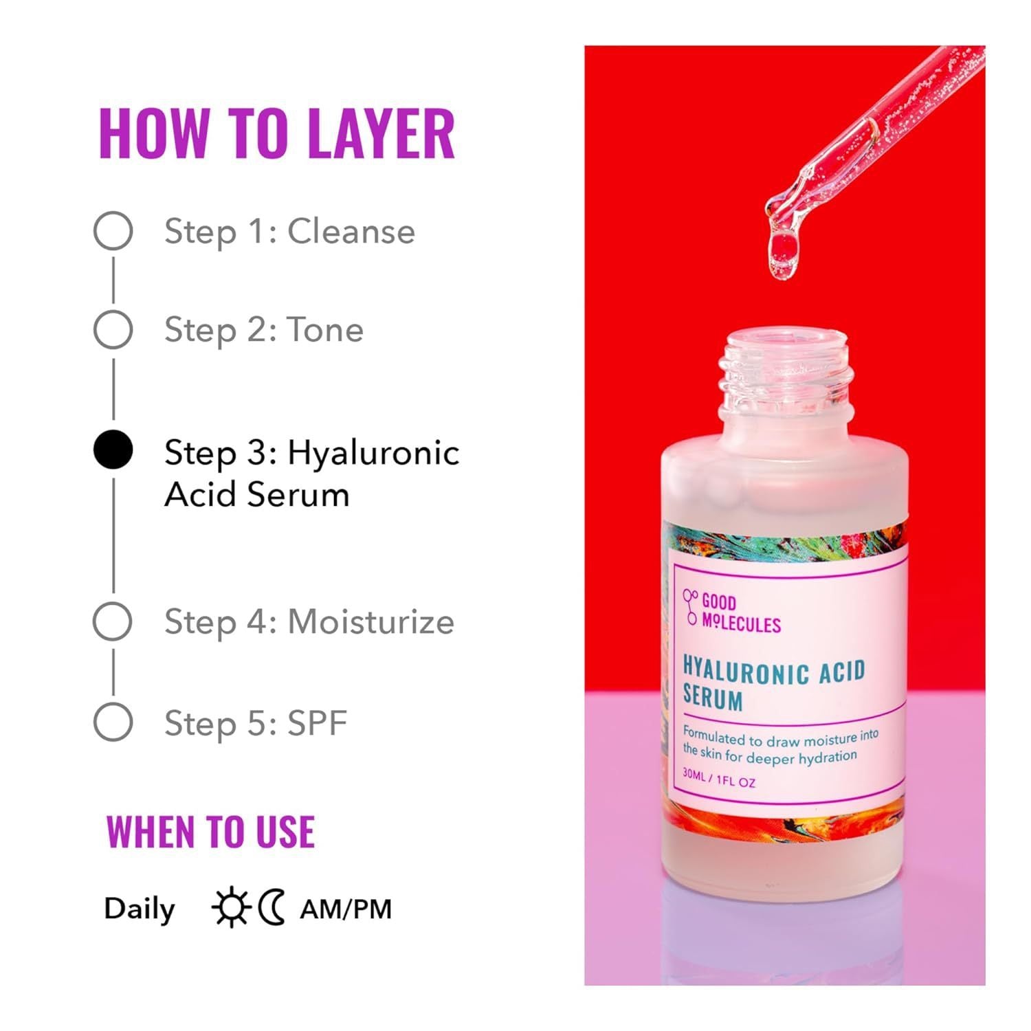 Hyaluronic Acid Moisturizing Non-greasy Facial Care