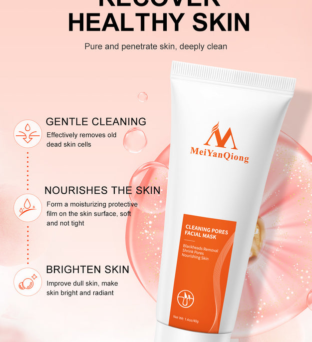 Deep Cleansing purifying peel off Black mud Facial face mask Remove blackhead facial mask strawberry nose Acne remover Face care
