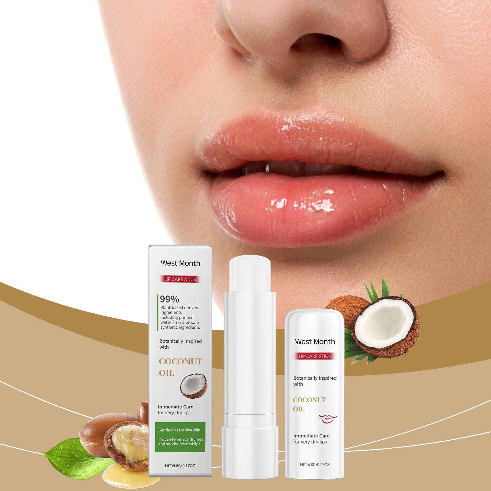 Moisturizing Lip Balm Coconut Oil Shea Butter