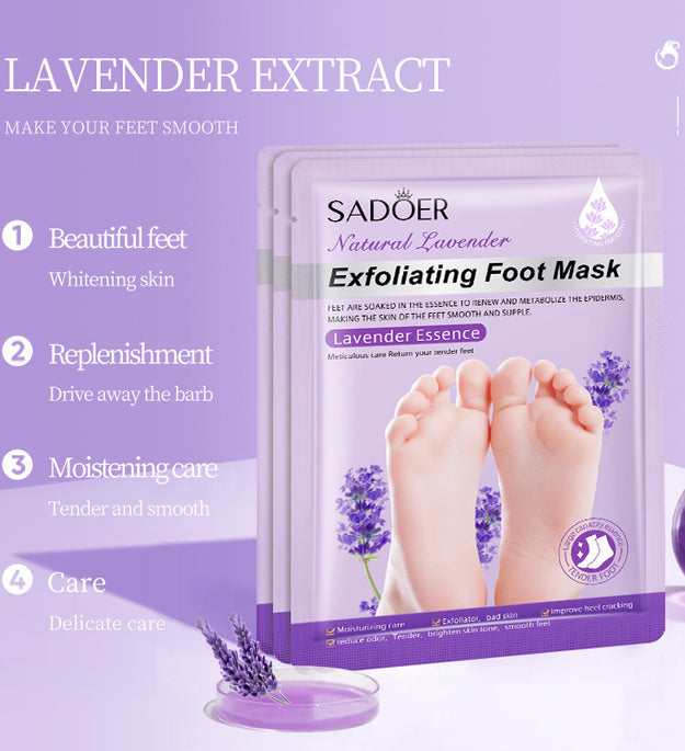 Full English Foot Mask Lavender Goat Milk