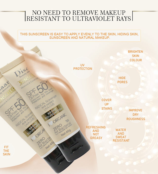 Waterproof, Sweatproof And Anti-tan Hydrating Sunscreen