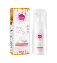 EELHOE hair removal mousse for sensitive skin in white 30ml bottle with smooth and hairless packaging