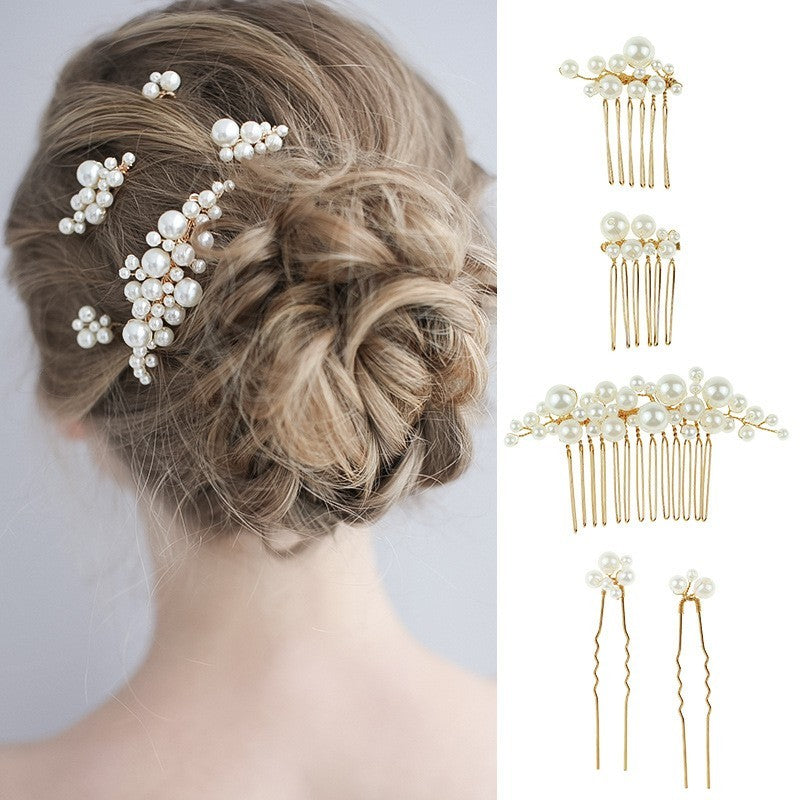 Elegant Pearl Hair U Clip Cheongsam Accessories
