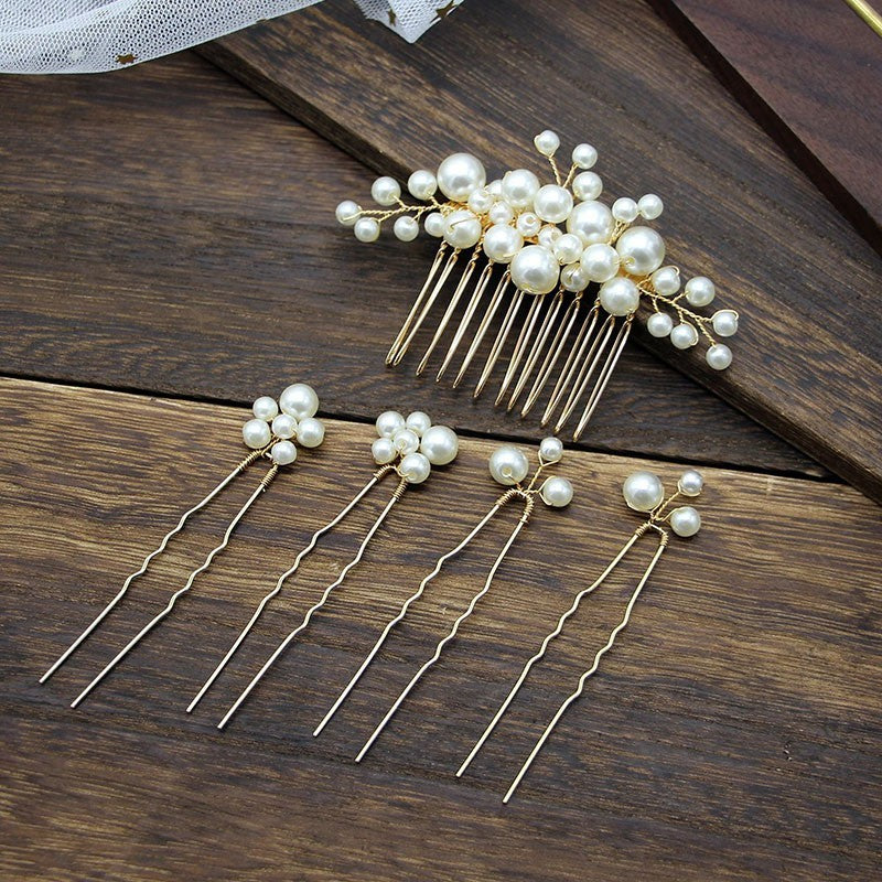 Elegant Pearl Hair U Clip Cheongsam Accessories