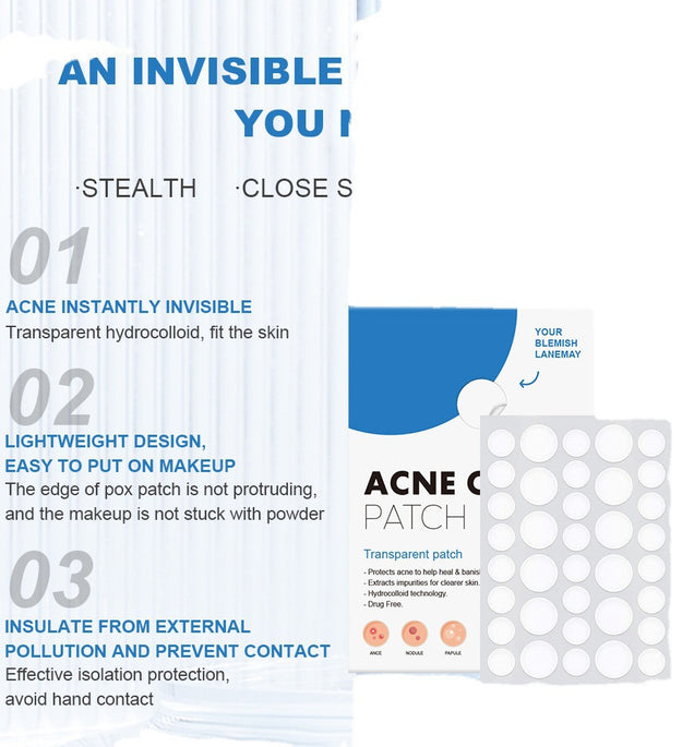 True Hydrocolloid Invisible Essential Oil Acne Patch