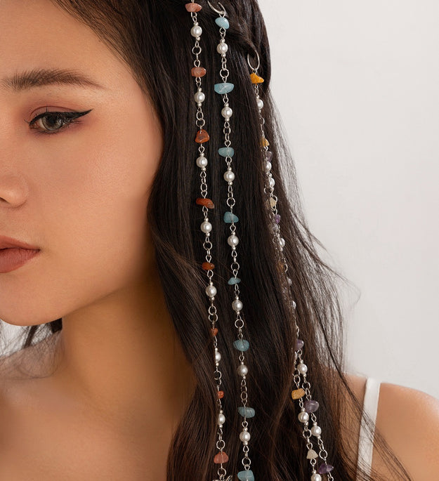 Simple Fashion Color Gravel Hair Band
