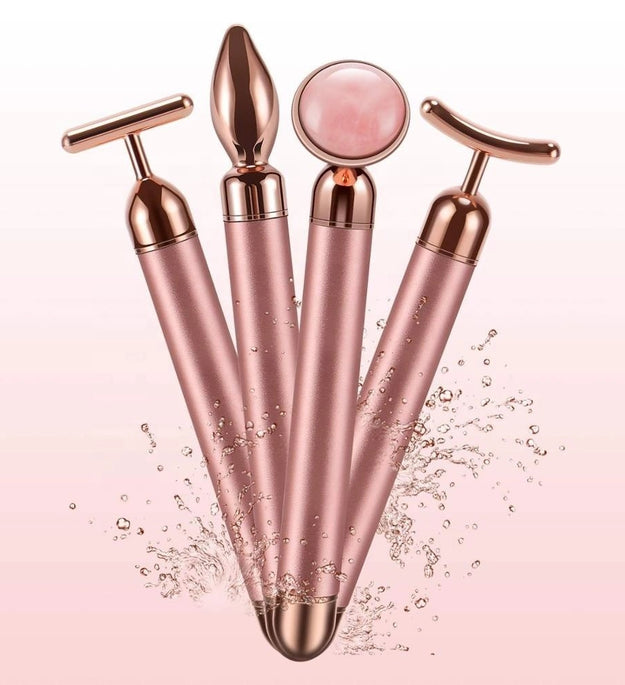 Four In One Electric Powder Jade Beauty Stick Massage Lift Beauty Instrument