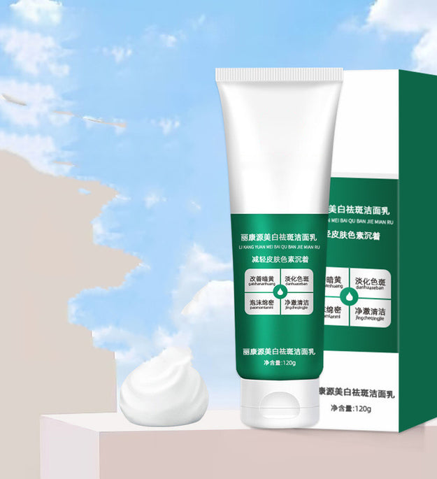 Whitening Facial Cleanser Freckle Removing Cleansing Moisturizing Shrink