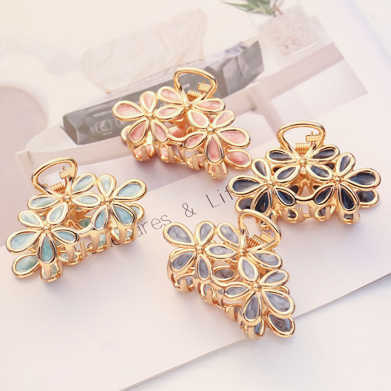Simple Bangs Temperament Girl Flower Hairpin