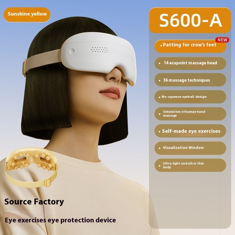 Eye Massager Steam Atomization Moistening Eye Hot Eye Patch Relieving Eye Fatigue Massager Rechargeable Eye Care Machine
