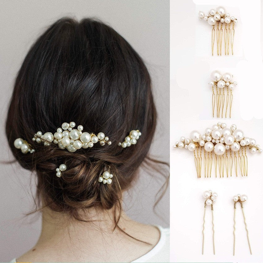 Elegant Pearl Hair U Clip Cheongsam Accessories