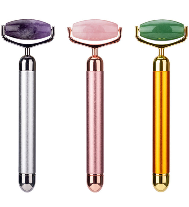 Jade Roller Electric  Roller Face Electric Stick Golden Jade Face Beauty Stick