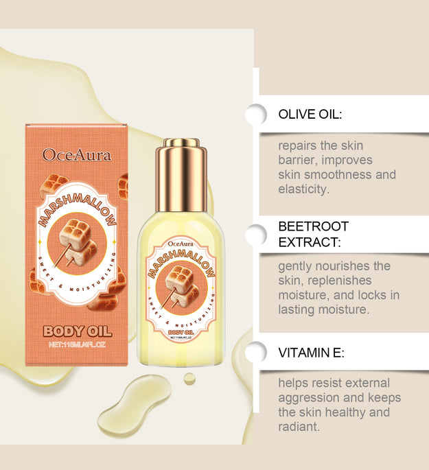 Cotton Candy Flavor Body Moisturizing Treatment Oil