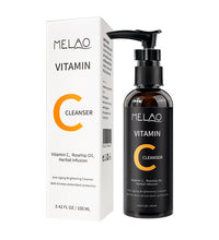MELAO Vitamin C Cleanser with Vitamin C Rosehip Oil and Herbal Infusion 3.42 fl oz bottle and box
