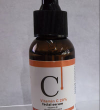 30ml amber dropper bottle of hyaluronic acid vitamin C serum with vitamin E for facial care