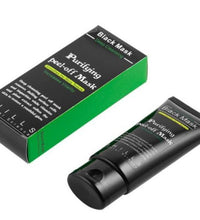 Bamboo charcoal blackhead mask purifying peel off black mask tube and green black box