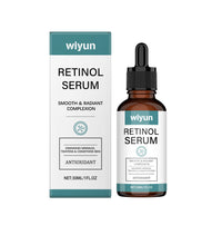 Wiyun retinol serum for wrinkles with antioxidant formula for smooth radiant complexion 30ml bottle and box