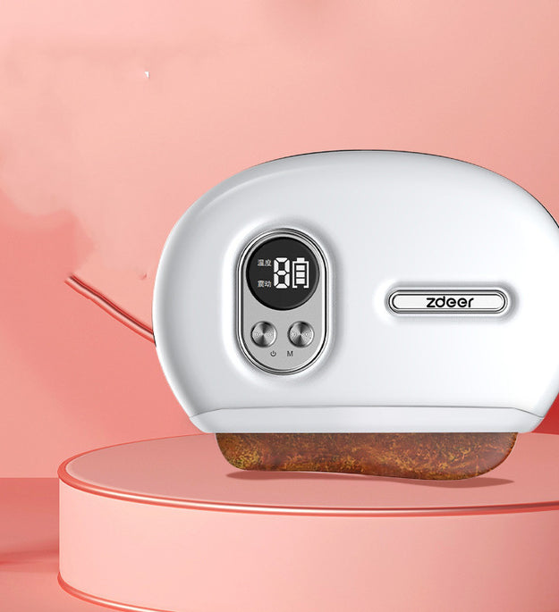 White modern zdeer electronic bread maker with digital display on pink background